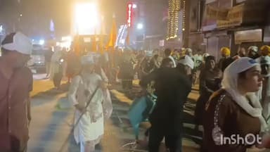 चकरभाठा केम्प में गुरु नानक जयंती प्रकाश पर्व पर नगर कीर्तन एवं विशाल शोभा यात्रा का आयोजन किया गया