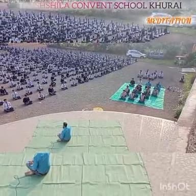 तक्षशिला स्कूल में मेडिटेशन