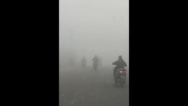 ठाकुरद्वारा: डीलारी क्षेत्र में घने कोहरे से विजिबिलिटी घटी, तापमान में गिरावट दर्ज, लोगों ने अलाव का सहारा लिया