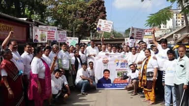 क्रीडा महोत्सव अंतर्गत बोरिवली विधानसभा येथे वॉकथॉन स्पर्धेचे आयोजन