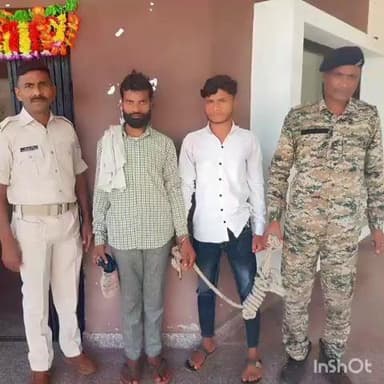 मेराल: मेराल थाना पुलिस ने दो अलग-अलग मामलों में दो अभियुक्तों को जेल भेजा