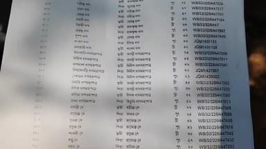 নারায়ণগড়: বেলদার দেউলীতে SIR আবহে ২০০২-এর ভোটার তালিকা বাড়ি বাড়ি পৌঁছে দিলো বিজেপি।