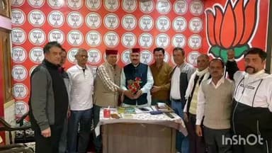 बड़सर: बड़सर किसान मोर्चा के नवनियुक्त सदस्यों ने बड़सर के विधायक इंद्रदत्त लखनपाल से की मुलाकात