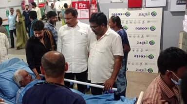 రాజోలు వైసీపీ ఇంచార్జ్, మాజీమంత్రి గొల్లపల్లి సూర్యరావుకు అస్వస్థత