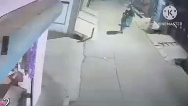 गन्नौर: शास्त्री नगर में क्रिकेट कोच रामकरण शर्मा को गोली मारने के बाद आरोपी पैदल भागा, सीसीटीवी फुटेज आई सामने