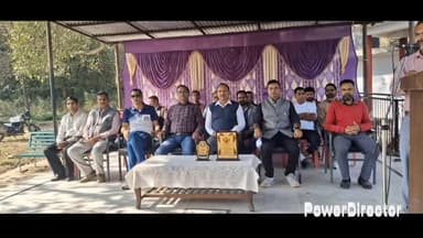 गलोड़: 41वीं राज्य स्तरीय अंडर-14 बालक फुटबॉल प्रतियोगिता का शुभारंभ, 10 जिलों के खिलाड़ी ले रहे हैं भाग