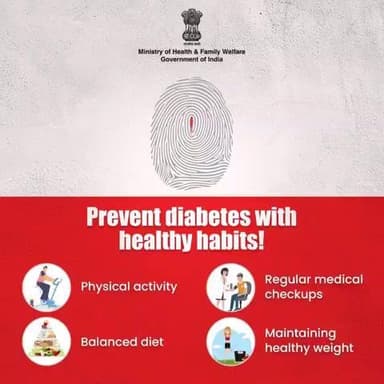 #BeatNCDs | Take control of your health and lower the risk of diabetes complications with simple yet effective habits.
Follow these habits today for a healthier tomorrow!