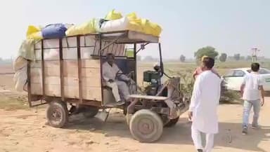 ਅਬੋਹਰ: ਪੰਜਾਬ ਰਾਜਸਥਾਨ ਦੇ ਕਿਸਾਨ ਆਹਮੋ ਸਾਹਮਣੇ, ਰਾਜਸਥਾਨ ਦੇ ਕਿਸਾਨਾਂ ਨੇ ਪੰਜਾਬ ਰਾਜਸਥਾਨ ਸਰਹੱਦ ਤੇ ਪੰਜਾਬ ਦੇ ਕਿਸਾਨਾਂ ਨੂੰ ਰੋਕਿਆ