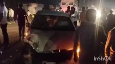 येवला: येवला मनमाड रोडवर धानोरे शिवारात दोन वाहनांचा भीषण अपघात पाच जण जखमी