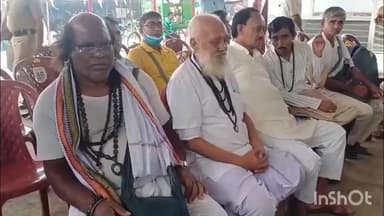 গাইঘাটা: নিঃশর্ত নাগরিকের দাবিতে ঠাকুরনগর ঠাকুরবাড়িতে আমরণ অনশন।