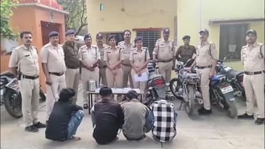 दमयंती नगर: देहात थाना पुलिस को मिली बड़ी सफलता, चोरी और नकबजनी करने वाले शातिर गिरोह के 5 आरोपी गिरफ्तार, लाखों का माल बरामद