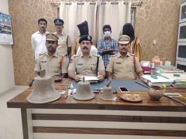 గజ్వేల్: వర్గల్, రాయపోల్ మండలాల్లో గుడులలో దొంగతనాలు చేస్తున్న ముఠాను అరెస్ట్ చేసిన గజ్వేల్ పోలీసులు