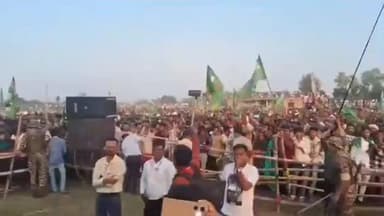 बेलसंड: बेलसंड में तेजस्वी यादव ने कहा, 20 साल में भी बिहार देश का सबसे पिछड़ा राज्य