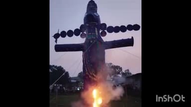 रामनगर: गनेशपुर की रामलीला मेला में आज रावण दहन किया गया, हजारों लोग रहे मौजूद