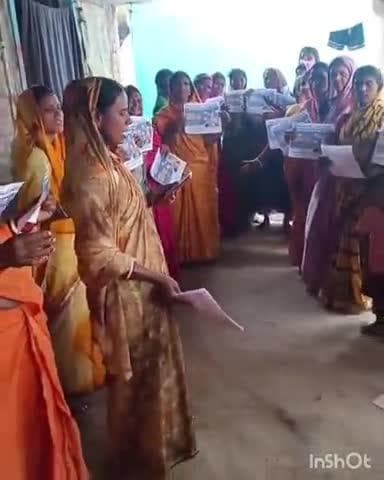 शाम्हो अकहा कुरहा: शाम्भो में जीविका समूहों द्वारा मतदान जागरूकता रैलियां हुईं सम्पन्न