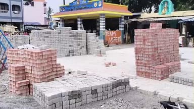 சின்ன சேலம்: கச்சிராயப்பாளையம் பேருந்து நிலைய பகுதியில் பவர் பிளாக் சிமெண்ட் கல் பதிக்கும் பணியினை ஆய்வு செய்த சட்டமன்ற உறுப்பினர்