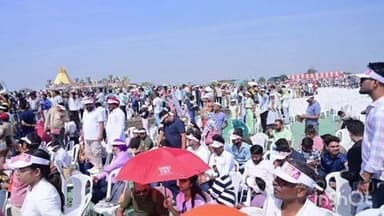 नया रायपुर में सूर्यकिरण एरोबैटिक एयर शो में बेमेतरा के विधायक दीपेश साहू शामिल हुए