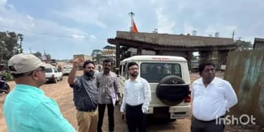 गुहागर: मी-या नागपूर आणि मुंबई-गोवा मार्गाच्या कामाची जिल्हाधिकारी मनोज जिंदल यांनी केली पाहणी, ठेकेदारांना दिल्या सूचना