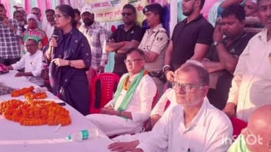 सरायगढ़ भपटियाही: राज्यसभा सांसद रंजीत रंजन सरायगढ़-भपटियाही पहुंचीं, कहा- बिहार में महंगाई और भ्रष्टाचार चरम पर