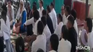 रेवाड़ी: रेवाड़ी: नागरिक अस्पताल परिसर में एमपीएचडब्ल्यू कर्मचारियों ने मांगों के लिए किया धरना प्रदर्शन