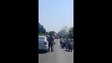 महागाव: धावत्या चारचाकी वाहनाने अचानक घेतला पेट, गुंज ते माळकीन्ही मार्गावर खळबळ