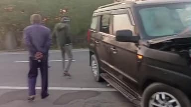 आसीन्द: खाटू श्याम से लौटते वक्त हुआ हादसा, बोलोरो गाड़ी के सामने नीलगाय आने से पति-पत्नी की हुई मौत