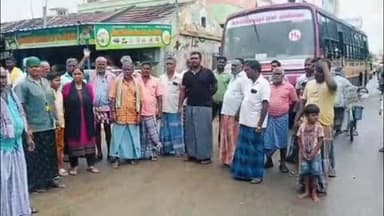 வேப்பந்தட்டை: மின்துறையை கண்டித்து அன்னமங்கலத்தில் பொதுமக்கள் திடீர் சாலை மறியல்