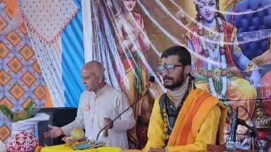 पुल्ला गुमदेश: गुमदेश क्षेत्र के पुलहिंडोला में रामकथा सुनने के लिए जिले सहित नेपाल से भी श्रद्धालु पहुंचे