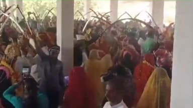 भीम: 35 जोड़े बंधे पवित्र बंधन में, सातवां रावत राजपूत सामूहिक विवाह सम्मेलन हर्षोल्लास के साथ संपन्न