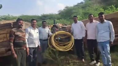 बुहाना: ईश्कपुरा घाटी में वन विभाग की कार्रवाई, अवैध खनन में इस्तेमाल ट्रैक्टर और मशीनें की गईं जब्त