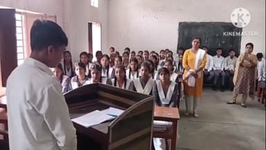 सहारनपुर: दिल्ली रोड स्थित गौरी शंकर इंद्रपाल सिंह इंटर कॉलेज में भाषण प्रतियोगिता का आयोजन किया गया