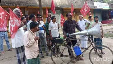 কুমারগঞ্জ: ১০ দফা দাবি নিয়ে কুমারগঞ্জের সাফানগর পঞ্চায়েতে ডেপুটেশন সিপিএমের