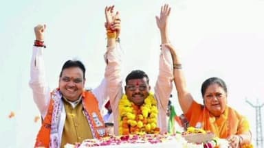 मांगरौल: अंता विधानसभा उप चुनाव में भाजपा प्रत्याशी मोरपाल सुमन के समर्थन में मुख्यमंत्री ने मांगरोल में किया रोड शो