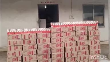 काठीकुंड: काठीकुंड पुलिस ने पिकअप वाहन से 105 कार्टून विदेशी शराब ज़ब्त की, एक गिरफ्तार