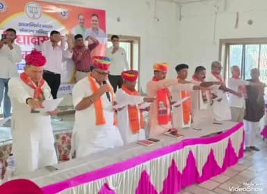 सांचोर: सांचौर के माखुपुरा में आत्मनिर्भर भारत संकल्प सम्मेलन का आयोजन हुआ