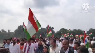 पथरिया: दमोह सांसद राहुल सिंह की पदयात्रा फंसिया नाला, नरसिंहगढ़ पहुंचकर हुई पूरी