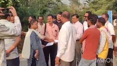 फरसगांव: कलेक्टर और एसपी ने निर्माणाधीन पासंगी पुल का किया निरीक्षण