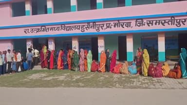 मोरवा: मोरवा प्रखंड क्षेत्र में 68 फीसदी मतदान हुआ, देर शाम तक जारी रही वोटिंग