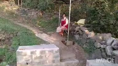 पधर: पाली में पंचायत समिति हेड ने वार्ड में लगे बेंच का किया निरीक्षण