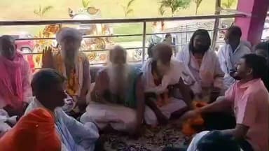 चांद: चातुर्मास पूर्ण करने के बाद नोनी कला पहुंचे संत मधुकर दास जी का हुआ भव्य स्वागत