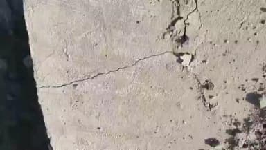 मारवाड़ जंक्शन: #jansmasya मारवाड़ जंक्शन के हेमलीयावास कला गांव 35 लाख रुपए की लागत से बने पुल में आई दरारें वाहन वालों में भय