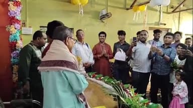 সাগর: ৭৬তম জন্মদিনে মন্ত্রী বঙ্কিমচন্দ্র হাজরাকে রুদ্রনগরে উষ্ণ অভ্যর্থনা: দীর্ঘায়ু কামনায় শুভানুধ্যায়ীরা