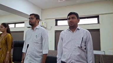 ખંભાત: તાલુકા પંચાયત ખાતે તાલુકા પંચાયતના પ્રમુખના અધ્યક્ષ સ્થાને વંદે માતરમ રાષ્ટ્રીય ગીતની 150મી વર્ષગાંઠની ઉજવણી,શપથ લેવાયા