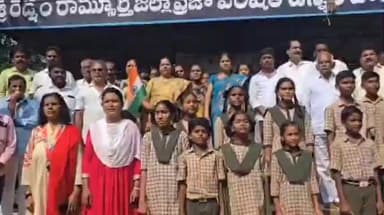 ప్రతిపాడులో వందేమాతర ఉత్సవాల్లో పాల్గొన్న ఎమ్మెల్యే సత్యప్రభ