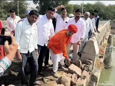 सांचोर: नर्मदा कैनाल में दो बालिकाओं की मौत, भामाशाहों ने रेलिंग और दीवार का निर्माण शुरू कराया