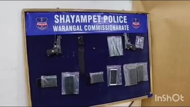 పోలీస్ కమిషనర్ కార్యాలయంలో, సూరి గ్యాంగ్ 7గురు ముఠా సభ్యులను మీడియా ముందు ప్రవేశపెట్టిన పోలీసులు