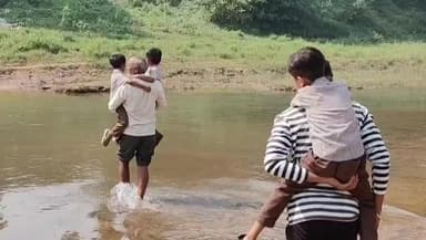 साईं खेड़ा: ग्राम पंचायत बनवारी में नदी में पुल नहीं होने से आमजन परेशान, लोग बोले-'बहुत परेशानी है' #jansamasya