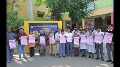 ਜਲੰਧਰ 1: ਸਿਹਤ ਵਿਭਾਗ ਜਲੰਧਰ ਵੱਲੋਂ ਸਰਕਾਰੀ ਸੀਨੀਅਰ ਸੈਕੰਡਰੀ ਸਮਾਰਟ ਸਕੂਲ ਮਕਸੂਦਾਂ ਵਿਖੇ ਮਨਾਇਆ ਗਿਆ "ਕੌਮੀ ਕੈਂਸਰ ਜਾਗਰੂਕਤਾ ਦਿਵਸ"