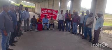 चंदवारा: डीवीसी केटीपीएस में मजदूरों के साथ अन्याय के खिलाफ एटक यूनियन का धरना, आंदोलन की चेतावनी