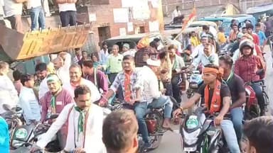 मोदनगंज: घोसी मोदनगंज के कई इलाकों में केंद्रीय राज्य मंत्री एवं जदयू प्रदेश अध्यक्ष ने किया रोड शो